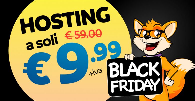 black friday 2018 offerta hosting