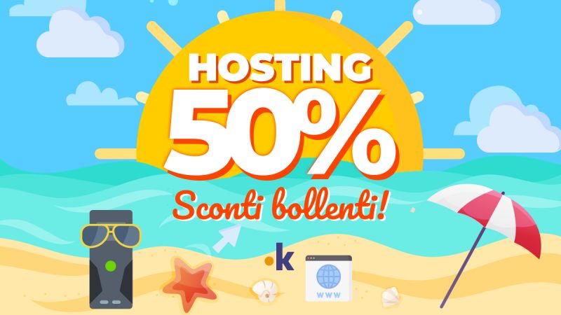 sconti sui servizi web hosting