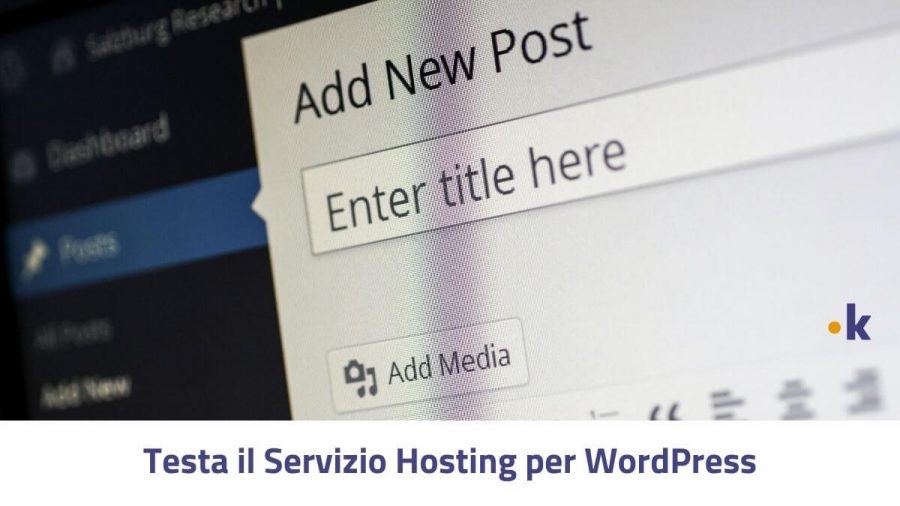 hosting wordpress prova gratis