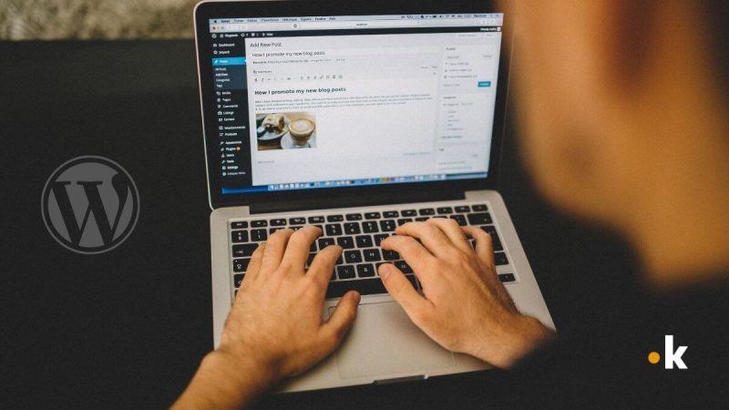 editor di wordpress