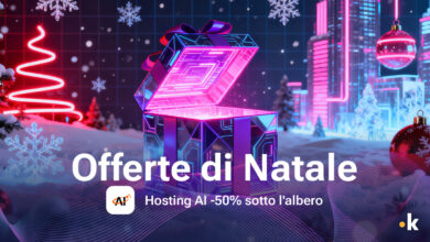 offerte natale hosting AI
