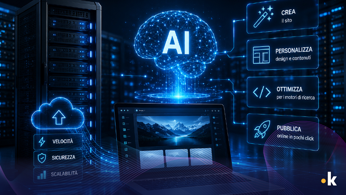 ai per creare siti web